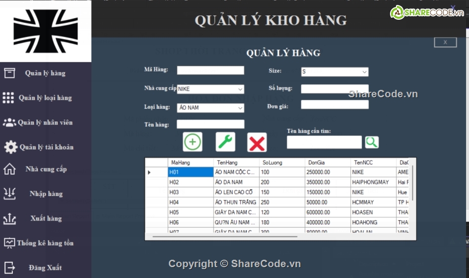 Code đồ án,bán hàng quần áo,visual c# quản lý bán hàng