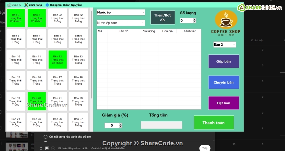 Code quản lý,quản lý,quản lý cà phê,chất lượng