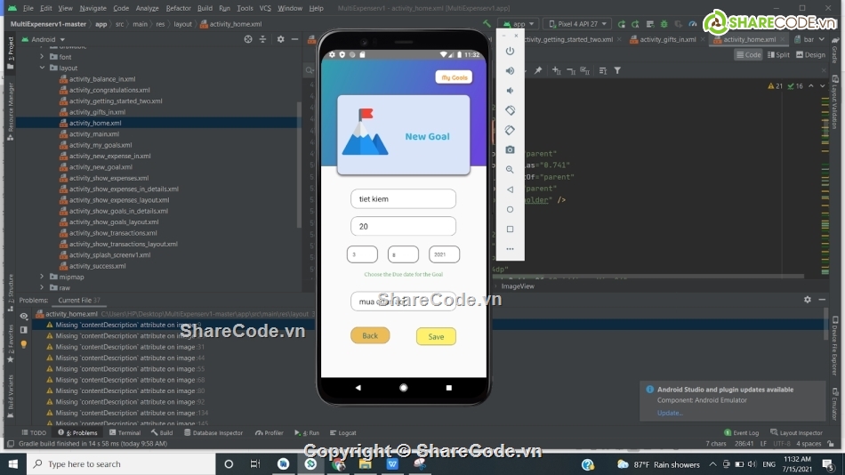 quản lý chi tiêu,code quản lý thu chi,quản lý chi tiêu android,code quản lý chi tiêu