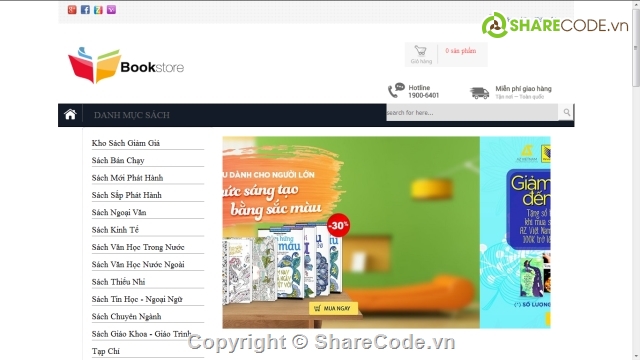 code đồ án web bán sách,giao diện cực đẹp,web bán sách,website mua bán sách,web bán sách online,mua bán sách