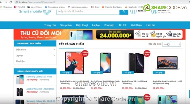 Website bán hàng laptop,code web bán điện thoại,Code web linh kiện:,Source code điện thoại,code bán điện thoại