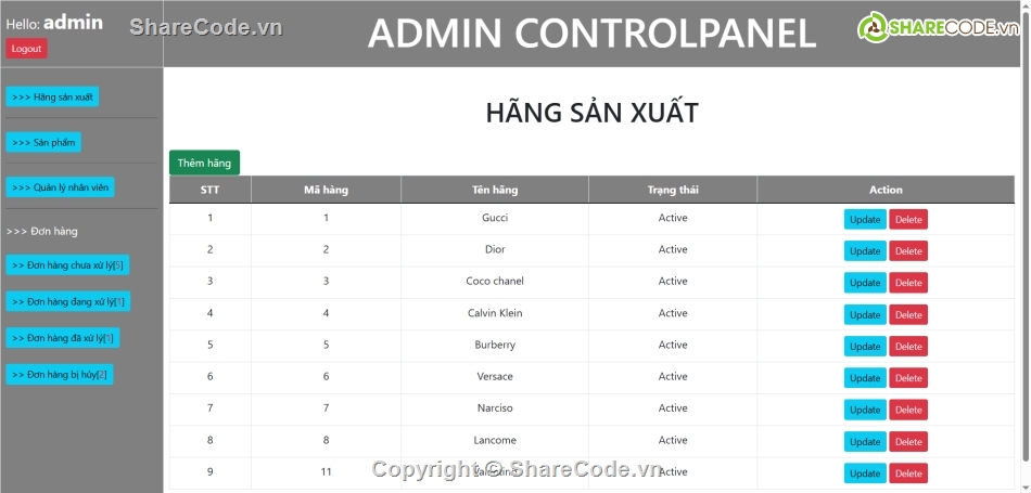 Code web,Source code web,Code đồ án,Web bán hàng,Code PHP