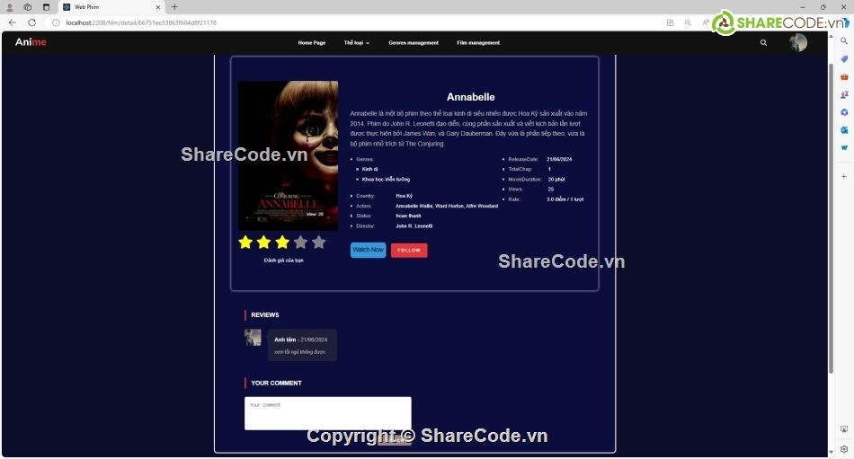 Web xem phim,Website xem phim,Source code web,Code đồ án,Js,xem phim