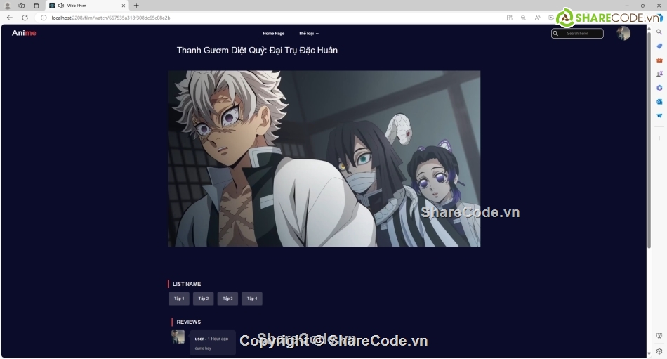 Web xem phim,Website xem phim,Source code web,Code đồ án,Js,xem phim