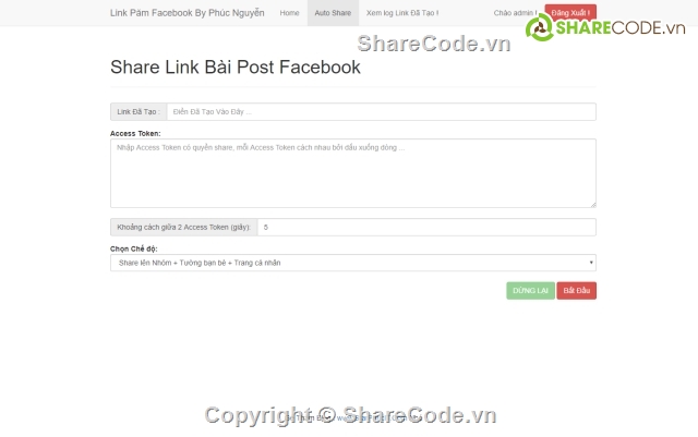 php,fake link,autoshare,Code Fake link