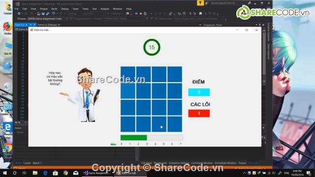 Code game kiểm tra mắt,Code đồ án c#,code đồ án visual cơ bản,kiểm tra mắt C#