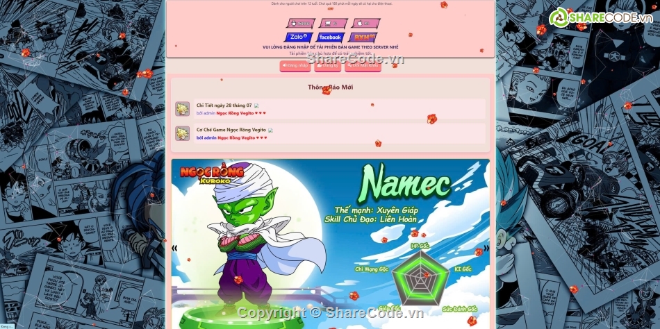 game ngọc rồng online,source game ngọc rồng,game ngọc rồng