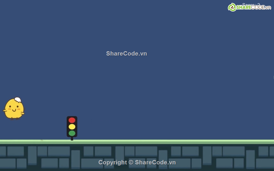 code Game unity,vượt chướng ngại vật,vượt ngại vật Unity,Game gà con unity