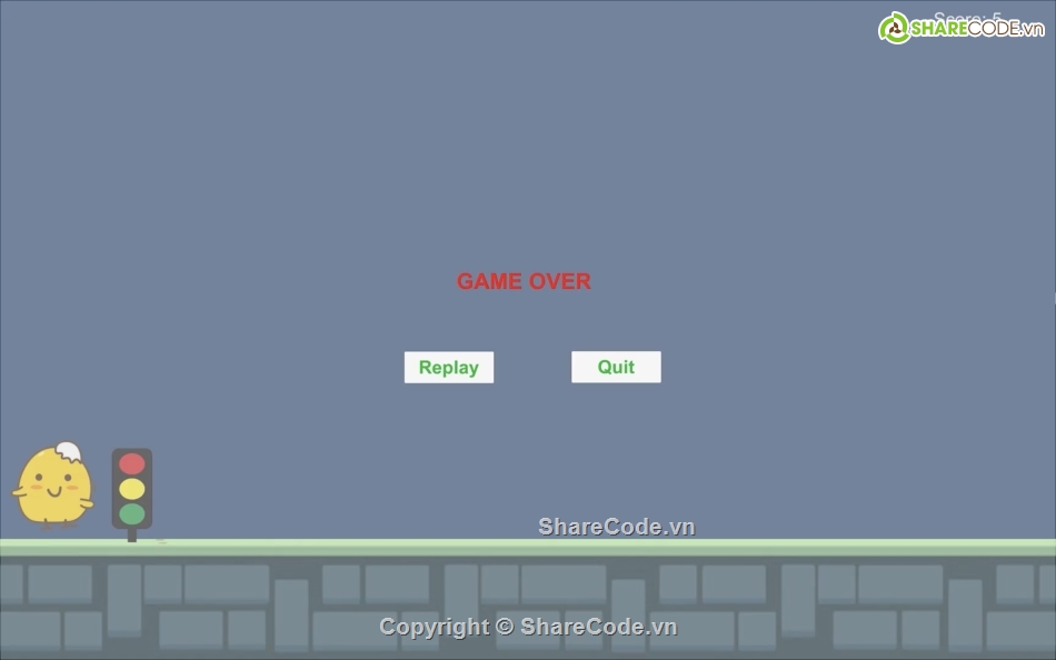 code Game unity,vượt chướng ngại vật,vượt ngại vật Unity,Game gà con unity