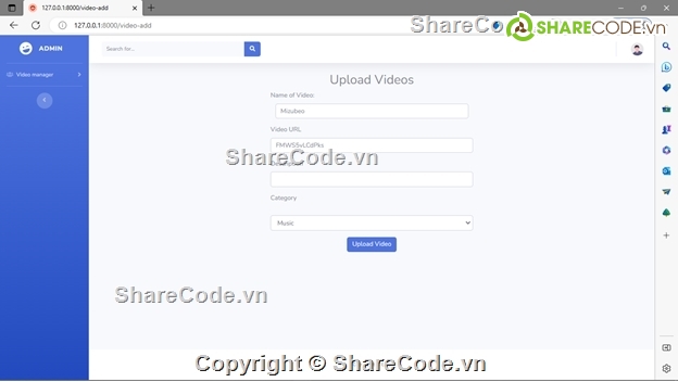 embed youtube,php,web nghe nhạc,code website php laravel,admin lavarel