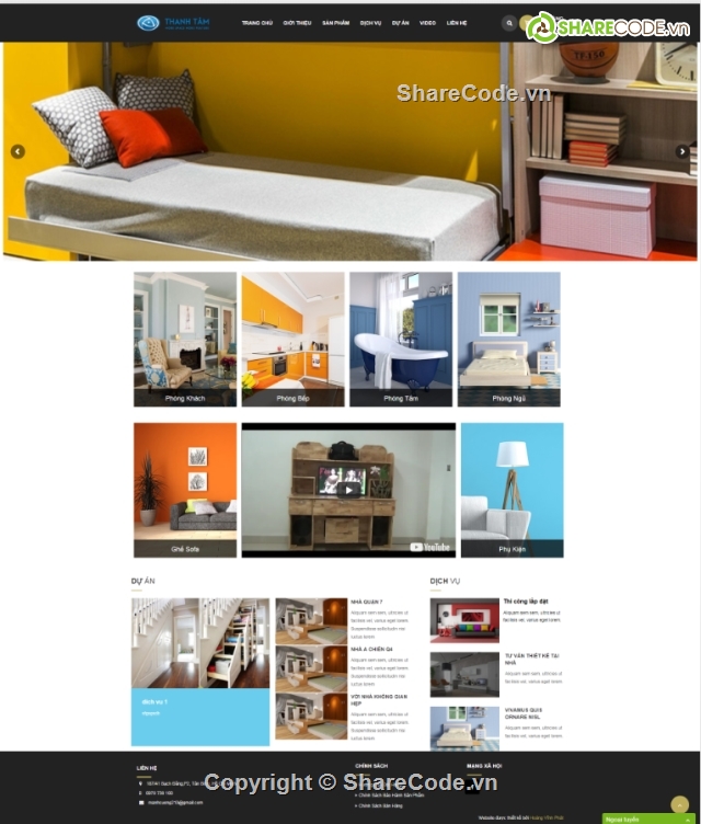 code bán hàng nội thất,website nội thất,source bán nội thất,web kinh doanh nội thất