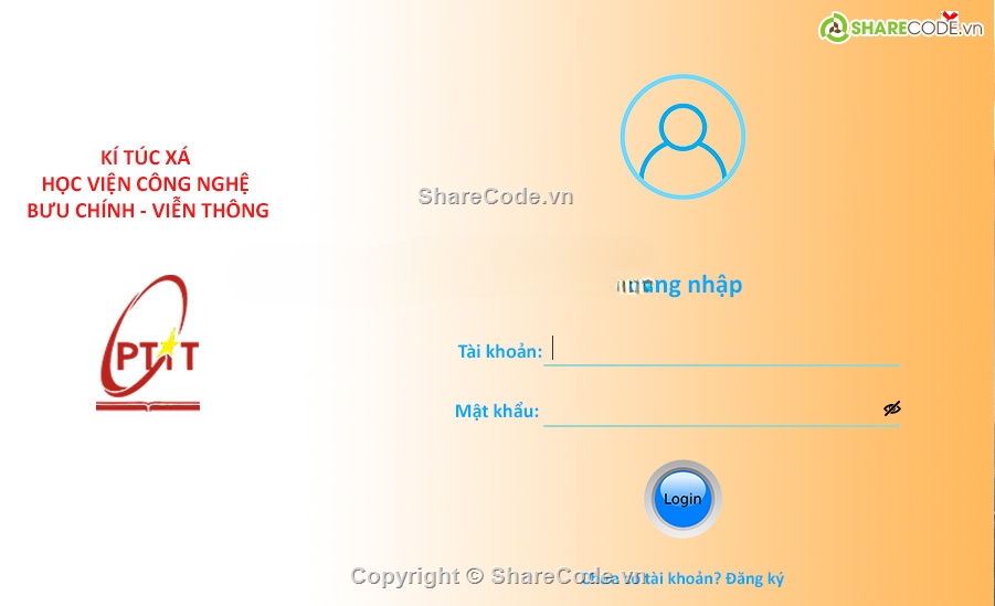 đầy đủ chức năng,Code quản lý,quản lý ký túc xá