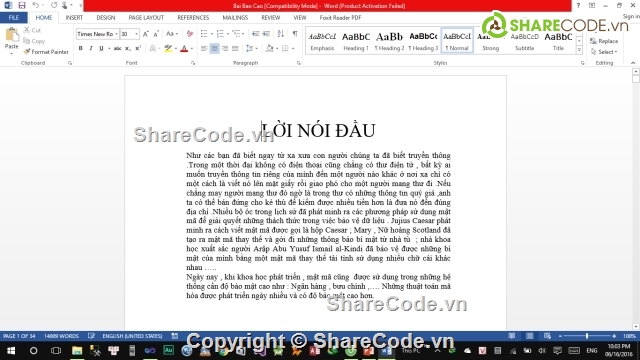 mã hóa dữ liệu,báo cáo,Lập trình C#,Code mã hóa dữ liệu