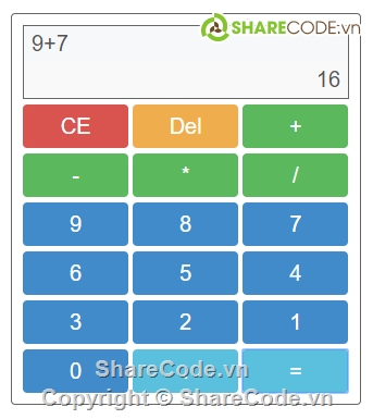 máy tính bỏ túi,code máy tính cầm tay,code máy tính cầm tay bằng html css,code html css,máy tính bỏ túi html,calculator