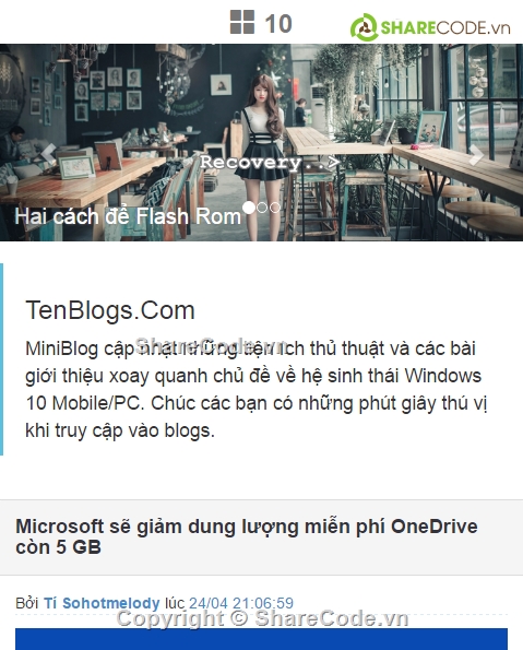 code miniblog,miniblog,code miniblog đơn giản,Blog cá nhân