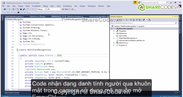 nhận dạng khuôn mặt,face detection,camera,nhận dạng khuôn mặt C#,face detection & recognition,nhận dạng trực tiếp khuôn mặt qua camera