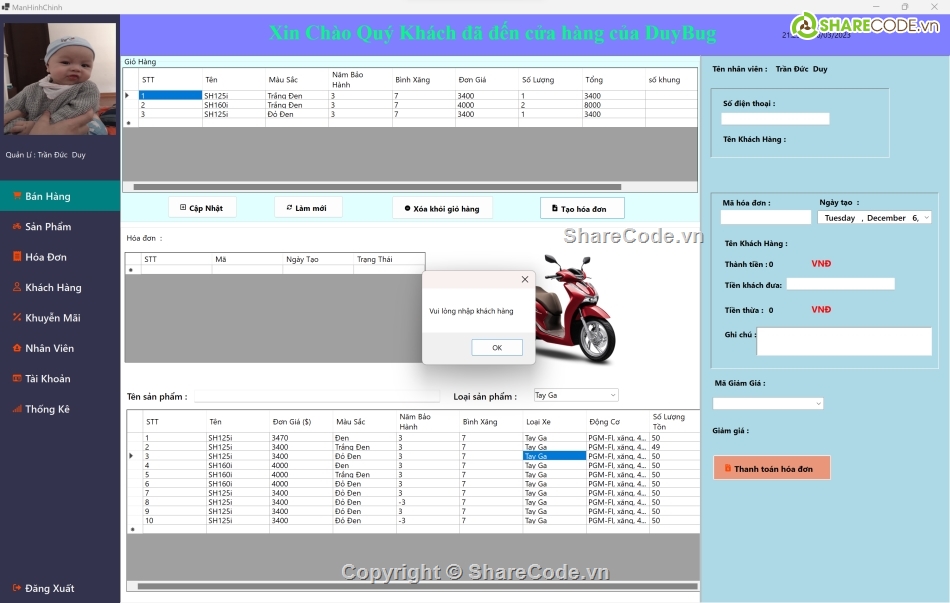 code quản lý bán xe máy sql server,Code phần mềm quản lý,quản lý bán xe máy C#,Code C#  quản lý bán xe máy,Code quản lý bán xe máy,Code web