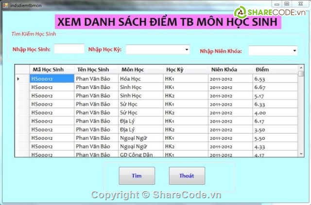 Phần Mềm Quản Lý Điểm,code quản lý điểm học sinh,phần mềm quản lý điểm vb net,chương trinh quản lý điểm vb,quản lý điểm học sinh,quản lý điểm