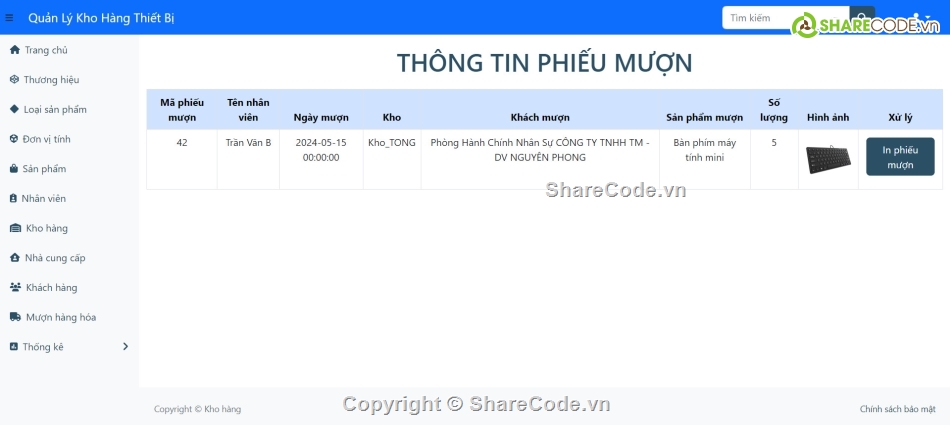 Code phần mềm quản lý,Sharecode,Code quản lý,Website quản lý,phần mềm quản lý kho,code quản lý kho hàng