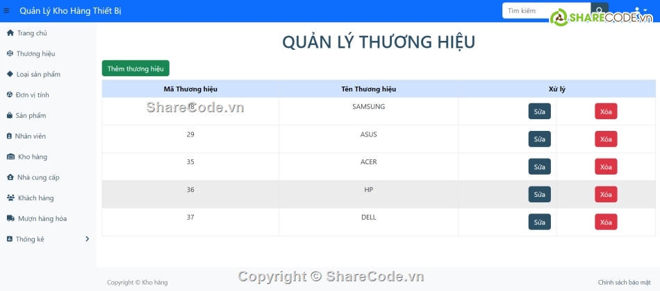 Code phần mềm quản lý,Sharecode,Code quản lý,Website quản lý,phần mềm quản lý kho,code quản lý kho hàng