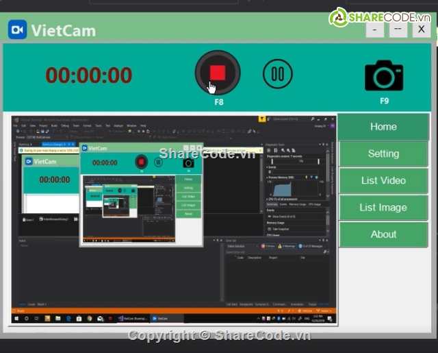 Code quay video màn hình,C# Windows Form,code đồ án C#,code quay màn hình windows,quay màn hình windows  c#,quay video
