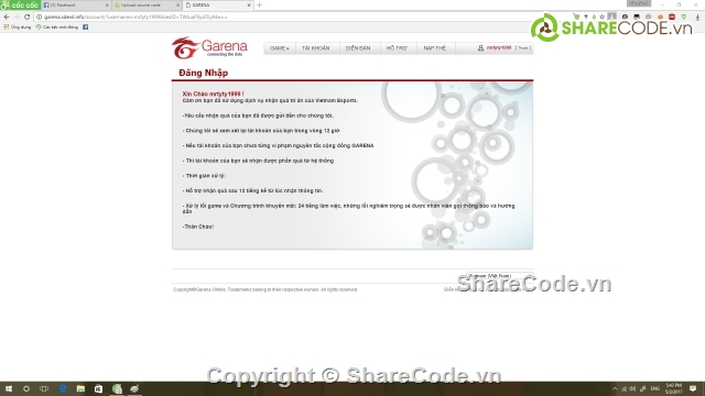 code web scam garena,web scam garena,garena,scam lmht,Code phishing garena,Garena