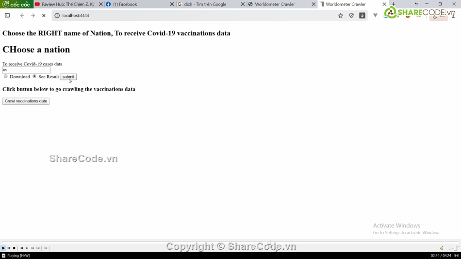 PHP,tool crawl data,covid-19,code lấy dữ liệu