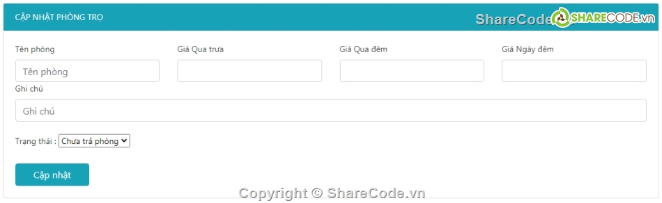 Code thuê Phòng trọ PHP,Web Thuê Phòng Trọ,Code web quản lý phòng trọ,Code PHP Phòng Trọ