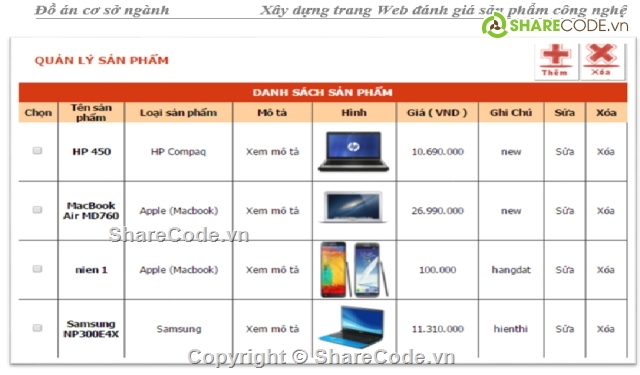 đồ án php & mysql,web bán máy tính,code web bán hàng điện thoại,web thế giới di động,website công nghệ