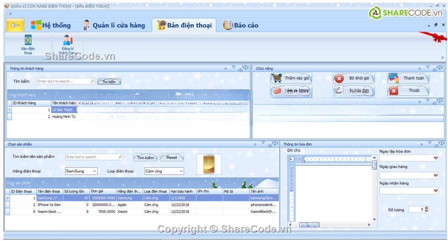 Code quản lý,quản lý cửa hàng điện thoại C#,cửa hàng điện thoại