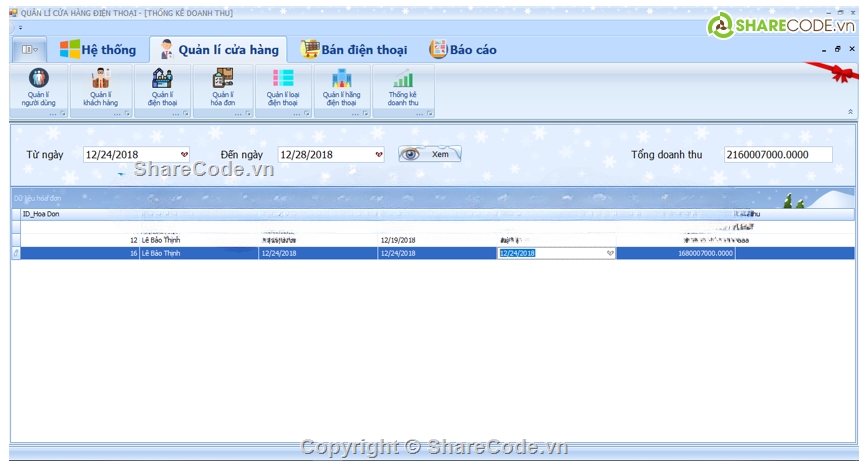 Code quản lý,quản lý cửa hàng điện thoại C#,cửa hàng điện thoại