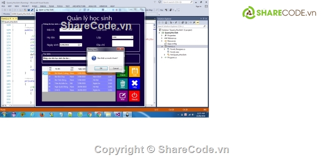 quản lý sinh viên,Quản lý học sinh,web ado.net,lập trình c#,phần mền quản lý,quản lý học sinh