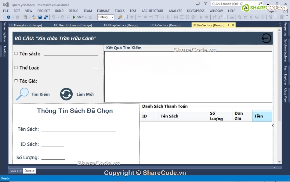 Code quản lý,quản lý nhà sách,Code quản lý sách,quản lý c#