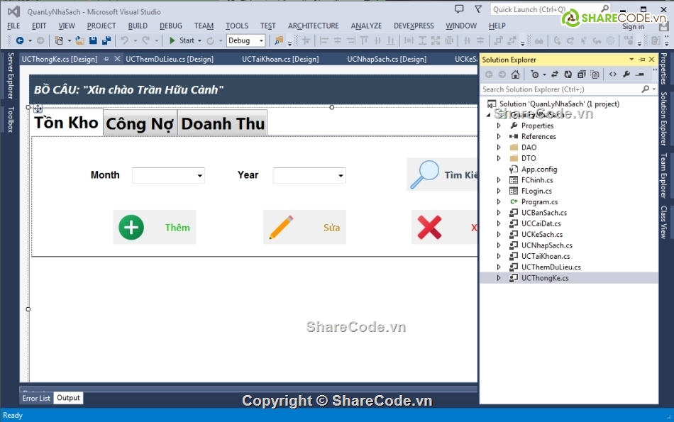 Code quản lý,quản lý nhà sách,Code quản lý sách,quản lý c#