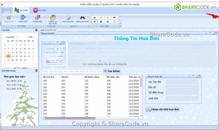 Code quản lý,quản lý,winform,full báo cáo