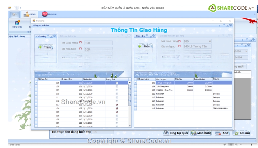 Code quản lý,quản lý,winform,full báo cáo