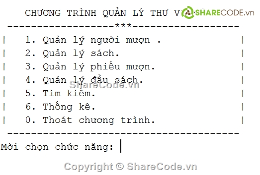 Chương trình quản lý Thư Viện,quản lý thư viện sách,quản lý thư viện c#,quản lý thư viện