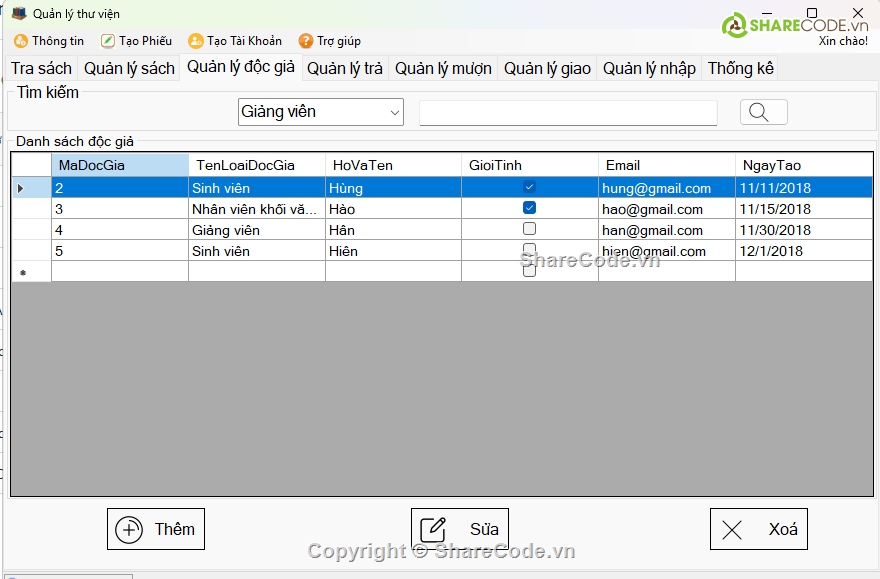 Code quản lý,winform,quản lý