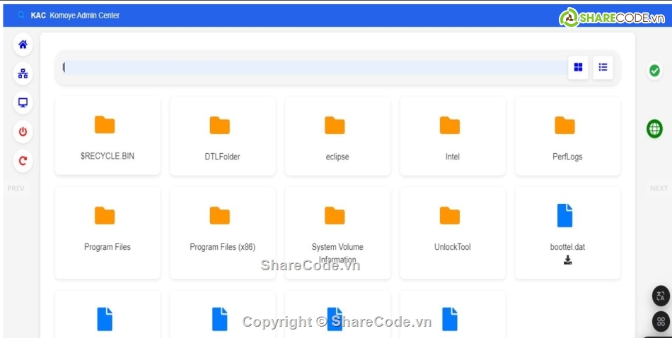file,Hệ quản trị,Code quản lý