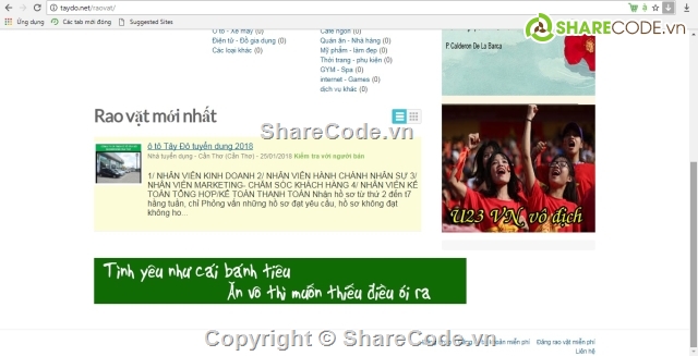 rao vặt,php mysql,code raovat,code web đăng tin rao vặt,website rao vặt