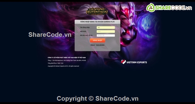 Code phishing garena,garena,Code Scan Acc,Giftcode,liên minh,code tool liên minh