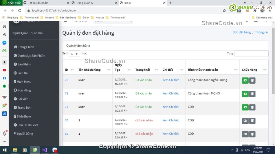 Code Shop bán đồ  MVC5,đồ án web bán thời trang asp.net,code Website bán hàng thời trang