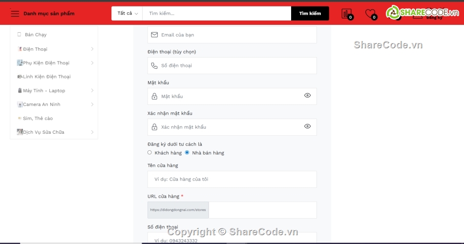 Code Thương Mại,bán hoa,Code shop,shop hoa,shop điện tử,điện tử
