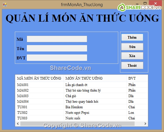 phần mềm quản lý c#,quản lý nhà hàng,code quản lý cửa hàng,quản lý cửa hàng c#,quản lý bán hàng c#