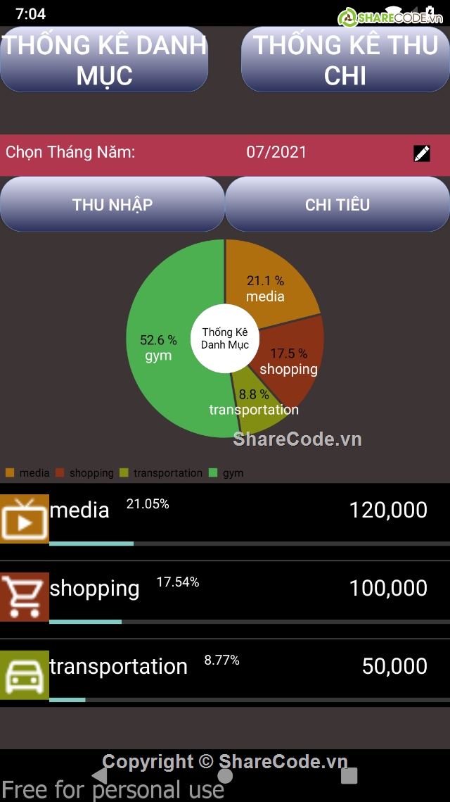 Quản lý thu chi,thu chi,code quản lý chi tiêu,ứng dụng android,đồ án android