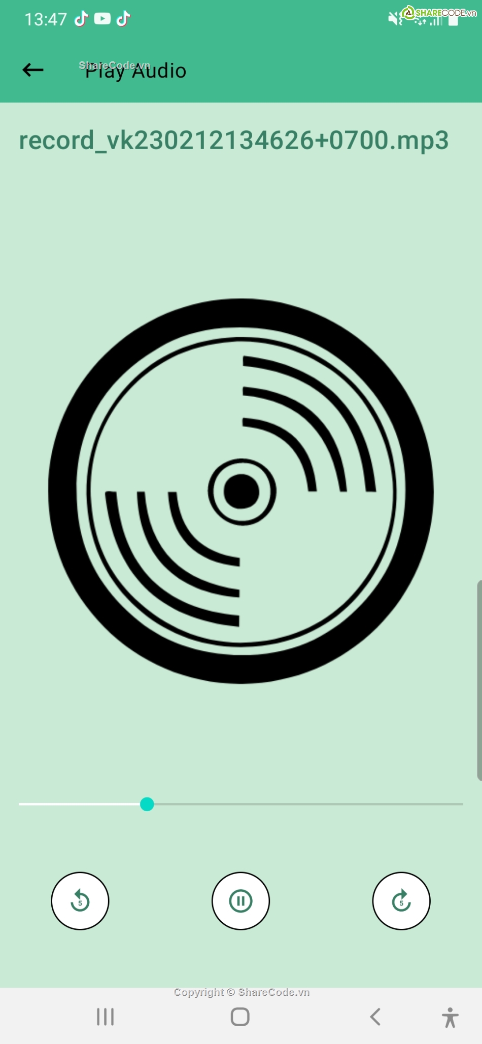 Ứng dụng  Android  Record,Ứng dụng  Record audio,Ứng dụng Record audio,code java  Record,Code ứng dụng Record