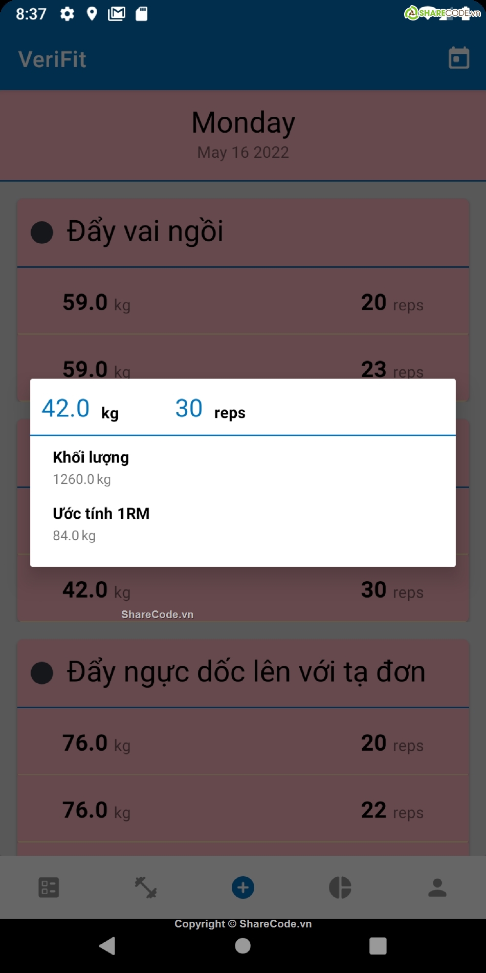 ứng dụng tập luyện thể thao,theo dõi sức khỏe,Code tập luyện thể thao,Sharecode tập luyện thể thao