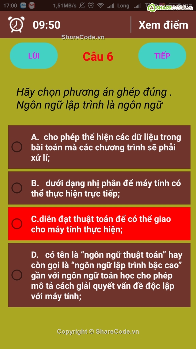 tracnghiem,tracnghiem android,trac nghiem app,andoid,Ứng dụng android