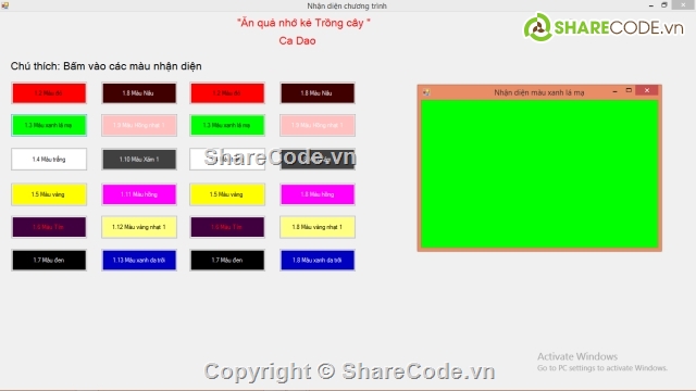 vb.net,nhandiemau,test màu sắc,Nhận diện màu,Code VB Nhận diện màu