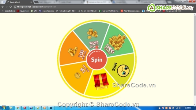 vòng quay may mắn,game vòng quay may mắn,Code vòng quay may mắn